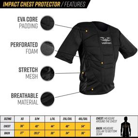 img 3 attached to 🎯 Valken Paintball Impact Padded Shirt/Chest Protector - Plus Size 4Xl/5XL