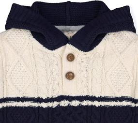 img 3 attached to 👕 Hooded Pullover Sweater for Boys by Hope & Henry