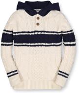 👕 hooded pullover sweater for boys by hope & henry logo