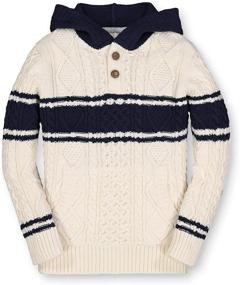 img 4 attached to 👕 Hooded Pullover Sweater for Boys by Hope & Henry