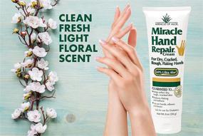 img 1 attached to 👐 Miracle Hand Repair Cream by Miracle of Aloe - 8 OZ (Pack of 2)