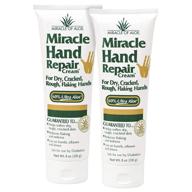 👐 miracle hand repair cream by miracle of aloe - 8 oz (pack of 2) logo