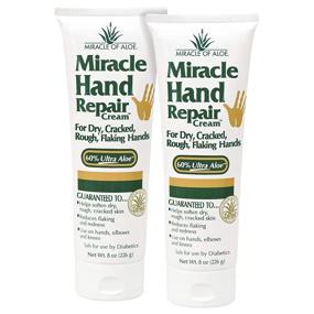 img 4 attached to 👐 Miracle Hand Repair Cream by Miracle of Aloe - 8 OZ (Pack of 2)