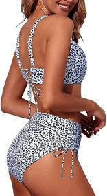 img 1 attached to Aqua Eve Waisted Swimsuits Bathing Women's Clothing
