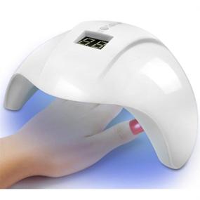 img 4 attached to 💅 Professional 36W Nail Lamp: Advanced UV LED Light with LCD Display, Timer Setting - Perfect Nail Dryer for Gel Polish, Salon White