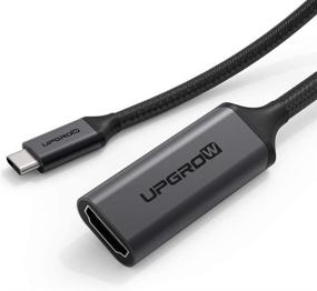 img 4 attached to 🔌 Upgrow USB C to HDMI Adapter 4K Cable: Thunderbolt 3 Compatible for MacBook Pro 2017-2020, Samsung Galaxy S9/S8, Surface Book 2, Dell XPS 13/15, Pixelbook & more!