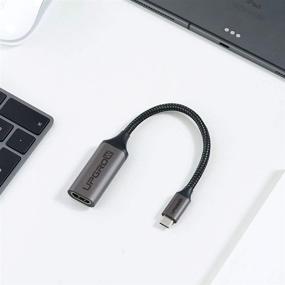 img 3 attached to 🔌 Upgrow USB C to HDMI Adapter 4K Cable: Thunderbolt 3 Compatible for MacBook Pro 2017-2020, Samsung Galaxy S9/S8, Surface Book 2, Dell XPS 13/15, Pixelbook & more!