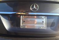 🔩 enhanced rear license plate bracket set for mercedes-benz with secure screws and wrench logo