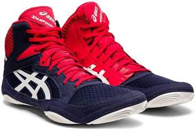 img 3 attached to Black Men's ASICS Snapdown Wrestling Shoes with Enhanced Athletic Performance