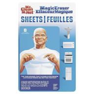 pack of 2 mr. clean magic eraser thin sheets - 8 sheets for powerful cleaning logo