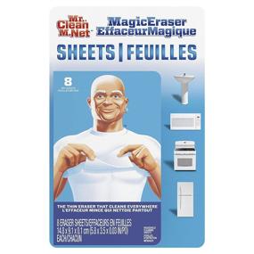 img 1 attached to Pack of 2 Mr. Clean Magic Eraser Thin Sheets - 8 Sheets for Powerful Cleaning