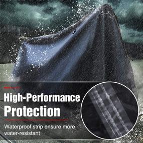 img 3 attached to 🚲 Ultimate Protection: Waterproof Bike Cover with Double Stitching & Heat Sealed Seams - Ideal for Mountain Road Electric Bike Hybrid Outdoor Storage