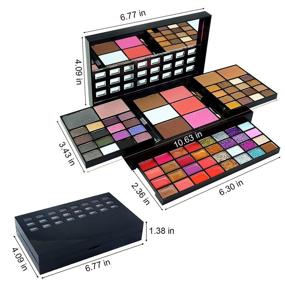 img 2 attached to 💄 Complete Women's Three-Dimensional Makeup Kit