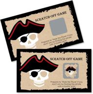 beware pirates pirate birthday scratch logo
