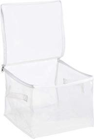 img 2 attached to 🔒 3-Pack Clear Zippered Organizers by Amazon Basics
