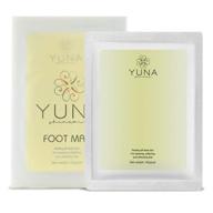 👣 yuna skincare exfoliating foot peel: spa-like mask therapy for soft, smooth, summer-ready feet – remove calluses & rough skin with transformative 2-week foot peel mask logo