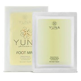 img 1 attached to Пилинг для ног Yuna Skincare: Средство для маскировки, восстанавливающее кожу для мягкости, гладкости и подготовки к лету - Удаление мозолей и грубой кожи с помощью трансформирующей маски для ног на две недели.