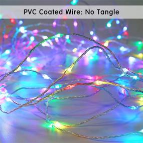 img 3 attached to 🎄 Blingstar Fairy Lights 16 Color Changing Christmas Lights: Twinkle 66Ft 200 LED String Lights for Indoor/Outdoor Decor - APP Controlled Waterproof Clear Wire Lights with Timer