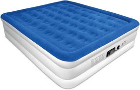 img 3 attached to 🛏️ SoundAsleep Dream Series Air Mattress: King Size with ComfortCoil Technology & Internal High Capacity Pump