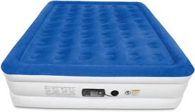 img 4 attached to 🛏️ SoundAsleep Dream Series Air Mattress: King Size with ComfortCoil Technology & Internal High Capacity Pump