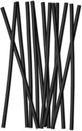 🍹 simple modern reusable straws 12 pack plastic - classic, voyager, cruiser, scout - midnight black for tumblers and travel mugs: an eco-friendly solution logo