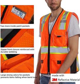 img 1 attached to 👀 Enhance Your Safety with Dib Safety Reflective Visibility Pockets