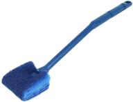 🧽 uxcell aquarium cleaning kit: 32cm long blue sponge brush for efficient soiling removal логотип