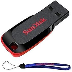 img 2 attached to 🔌 128GB флеш-накопитель SanDisk Cruzer Blade USB 2.0 SDCZ50 Jump Drive в комплекте со шнурком от Everything But Stromboli