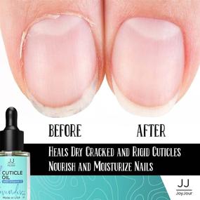 img 3 attached to 🌸 Revitalize and Hydrate Your Nails with JoyJour Premium Cuticle Oil - Heal Dry Cracked Cuticles with Nourishing Milk & Honey Formula, 0.5 Ounce (Pack of 1)