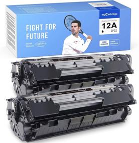 img 4 attached to 🖨️ MYCARTRIDGE Compatible Toner Cartridges - HP 12A Q2612A Replacement - Laserjet 1020 1010 1012 1018 1022 Series - 3015 3030 3050 3055 3020 1022n 3052 M1005 M1319f MFP - Extra Black (2-Pack)