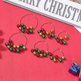 img 1 attached to 🎄 Set of 3-20 Festive Christmas Earrings for Women and Girls | Thanksgiving Xmas Holiday Dangle Jewelry Collection