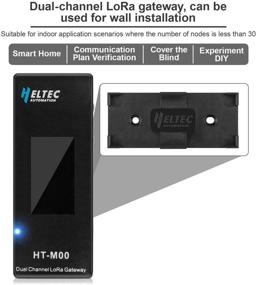 img 2 attached to 📶 Недорогой WiFi-шлюз HT-M00 - двухканальная 868-915 МГц Lorawan Lora-шлюз с чипом ESP32 Sx1276, 5 В, встроенная антенна, идеальное решение для умных семейных приложений LoRa.