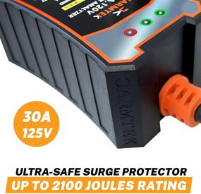 img 3 attached to ⚡️ 30 Amp Portable RV Surge Protector - RV Circuit Analyzer with Built-in Surge Protection - Intelligent 30 Amp Power Defender with Convenient Grip Handles