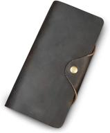 🧍 genuine leather wallet for men - engraved accessories by luufan logo