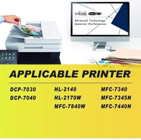 img 3 attached to V4INK Compatible Toner & Drum Replacement Set for Brother TN360 Toner + DR360 Drum: DCP-7030, DCP-7040, HL-2140, HL-2150N, HL-2170W, MFC-7340, MFC-7840W, 7440N, MFC-7345N Printer