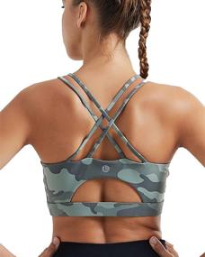 img 4 attached to 🏃 Strappy Crisscross Removable Women's Clothing and Lingerie for Comfortable Sleep & Lounge - RUNNING GIRL
