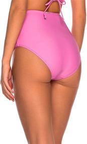 img 1 attached to 👙 RELLECIGA Waisted Covered Control Bikini: Optimal Coverage for Women's Clothing and Swimsuits/Cover Ups