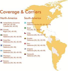 img 1 attached to 🌎 Mobile GPS Tracker SIM Card - 150MB, 1 Year Service | AT&amp;T &amp; T-Mobile US + Full Coverage in North &amp; South America