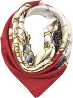 add elegance to your outfits with the your smile silk feeling scarf - stylish patterns & solid colors for women's fashion logo