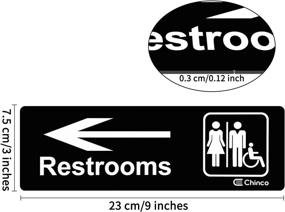 img 3 attached to Enhanced Accessibility: Restrooms Directional Wheelchair for Restaurants & Supermarkets