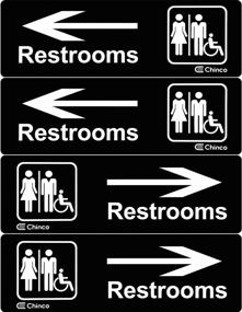 img 4 attached to Enhanced Accessibility: Restrooms Directional Wheelchair for Restaurants & Supermarkets