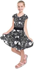 img 3 attached to 🎂 PattyCandy Birthday Cartoon Sleeve Girls' Dresses with Gradient Design