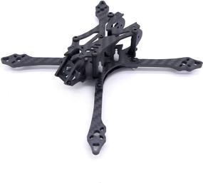 img 1 attached to 🔥 High-Performance FPVDrone HF150: 150mm Carbon Fiber Quadcopter Frame with Lipo Battery Strap for Ultimate FPV Racing Experience