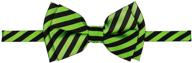 retreez microfiber pre-tied boys' accessories and bow ties with striped woven design logo