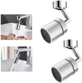 img 4 attached to Enhanced Kitchen Experience with CACHIL Faucet Angle 720° Dual Function Four Layer