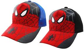 img 2 attached to BAOZOON Spiderman Children Snapback Baseball 🧢 Hat - Optimized Boys' Accessories & Caps