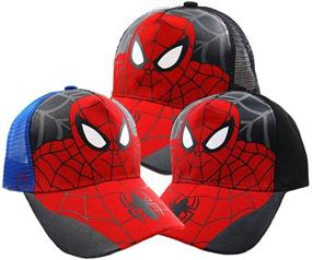 img 1 attached to BAOZOON Spiderman Children Snapback Baseball 🧢 Hat - Optimized Boys' Accessories & Caps