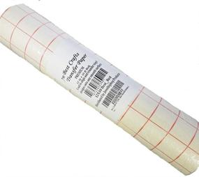 img 1 attached to Jh-Best Crafts 12x10 Feet Transfer Paper Roll with Grid - Achieve Perfect Alignment for Cameo or Cricut Self Adhesive Vinyl Decals, Signs, Walls, Windows, and More Smooth Surfaces