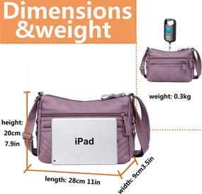 img 2 attached to 👜 Lightweight Crossbody Pocketbooks Handbags: Women's Shoulder Bags with Wallets - Stylish and Convenient