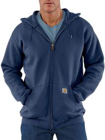 img 1 attached to 👕 Closeout Men's Clothing and Shirts: Carhartt Midweight Zip Front Sweatshirt